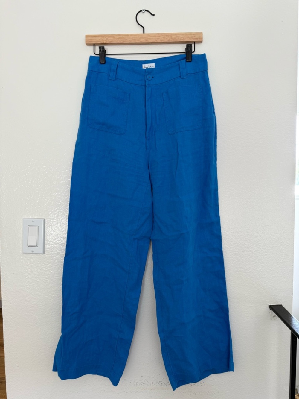 Blue Linen Women’s Pants